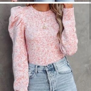 VICI PUFF SHOULDER SWEATER